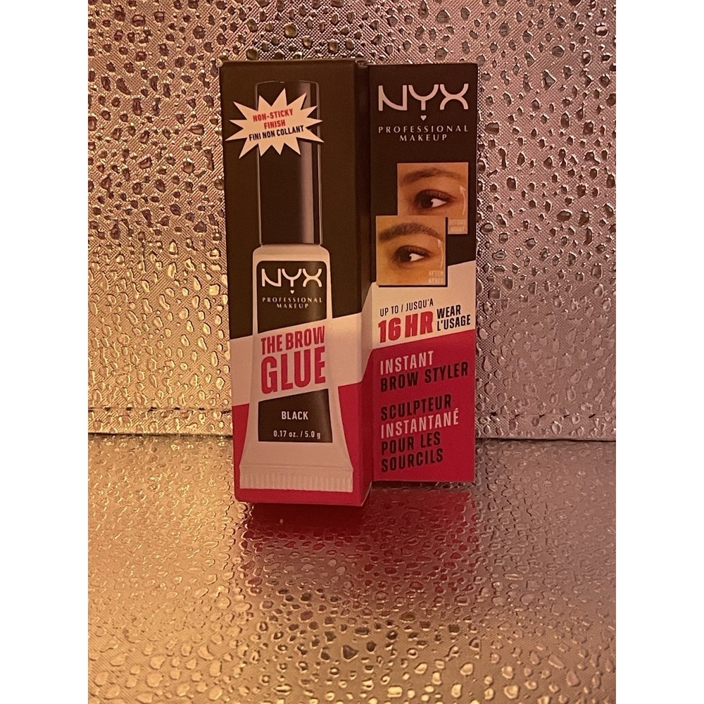 NYX The Brow Glue Tinted Brow Styler, Black